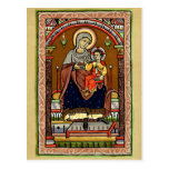 Mary and Jesus Post Card