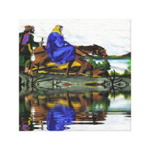 Mary and Joseph Canvas Print