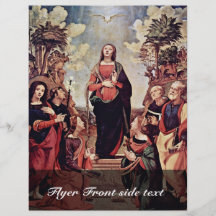 Mary And Saints: St. Catherine St. Margaret St. Jo Flyers