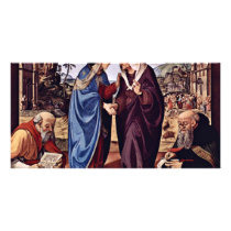 Mary And St. Elizabeth St. Nicholas And St. Anthon Picture Card