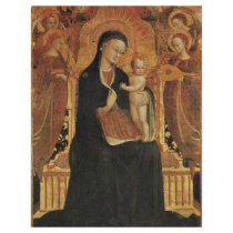 Mary And The Infant Jesus Surrounded By Six Angels Flyer
