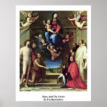 Mary And The Saints By Fra Bartolomeo Print