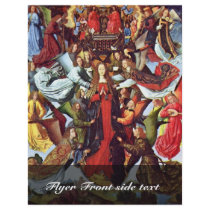 Mary As Queen Of Heaven By Meister Der Legende Der Full Color Flyer