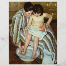 Mary Cassatt's The Child's Bath (circa 1892) Flyer