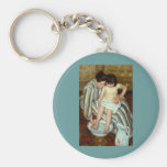 Mary Cassatt's The Child's Bath (circa 1892) Key Chain