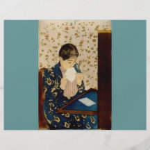 Mary Cassatt's The Letter (circa 1891) Full Colour Flyer