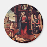 Mary Christ Child St. John The Baptist Kneeling An Refrigerator Magnets