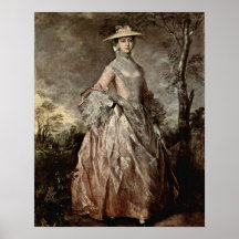 Mary Countess Howe by Thomas Gainsborough Poster