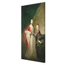 Mary, Countess of Shaftsbury and her Son Canvas Print