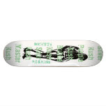 Mary Jane reflects P.O.S.H.Inks skateboard
