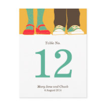 Mary Janes & Sneakers (Amber) Table Number