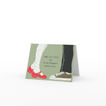 Mary Janes & Sneakers (Camo) Thank You Card