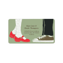 Mary Janes & Sneakers (Camo) Wedding