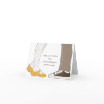 Mary Janes & Sneakers Thank You Card