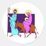 Mary Joseph Approach Inn Round Stickers