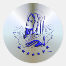 Mary - mère de Dieu Autocollants