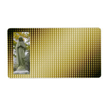 mary personalized shipping label