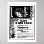 Mary Pickford Pollyanna Movie Ad Print