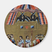 Mary Prophet Altestamentarische By Meister Der Pre Fridge Magnet