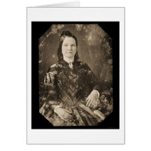 Mary Todd Lincoln Daguerreotype 1846 Greeting Cards