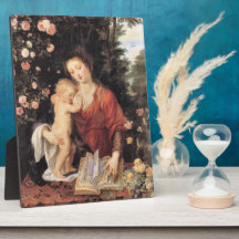 Mary with child by Paul Rubens Photo Plaque