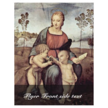 Mary With Christ Child And John The Baptist, Flyer