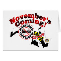 Maryland Anti ObamaCare – November’s Coming! Cards