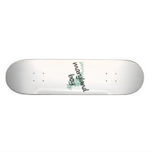 Maryland Boy on Child's Maryland Map Drawing Skate Boards