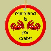 Maryland crabs ornaments