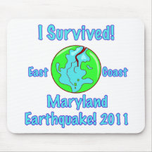 Maryland Earthquake of 2011 Mouse Pad