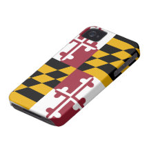 Maryland Flag iPhone 4 Case-Mate Cases