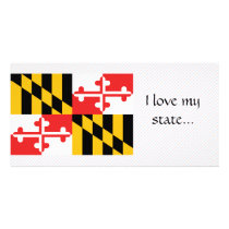 Maryland Flag Photo Greeting Card