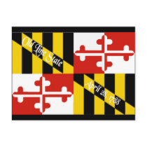 Maryland Flag Postcard