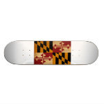 Maryland Flag Skate Board