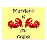 Maryland is for Crabs Postcards