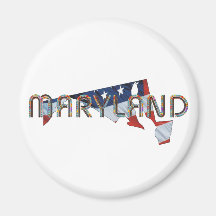Maryland Patriot Fridge Magnet