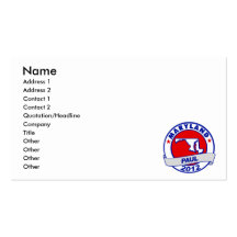 Maryland Ron Paul Business Cards