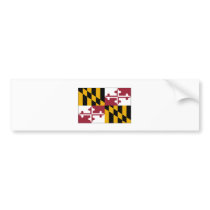 Maryland State Flag Bumper Stickers