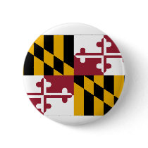 Maryland State Flag Pinback Button