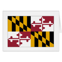 Maryland State Flag Greeting Cards