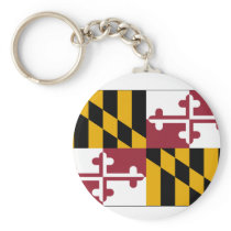 Maryland State Flag Key Chain