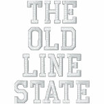 MARYLAND THE OLD LINE STATE EMBROIDERED TRACK JACKET