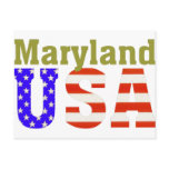 Maryland USA! Postcard