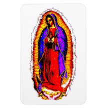 Mary's Glow Rectangle Magnet