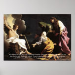 Marys,Jesus Tomb, He is Risen Bible Verse Artwork Print