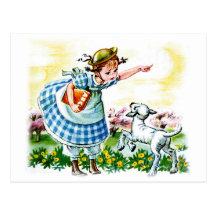 Mary's Lamb Postcards