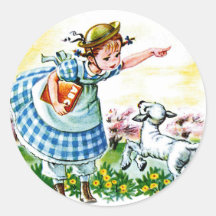 Mary's Lamb Sticker