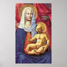Masaccio - The Virgin and Child Posters