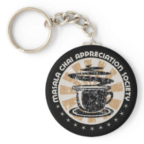 Masala Chai Appreciation Society Keychain