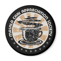 Masala Chai Appreciation Society Refrigerator Magnets